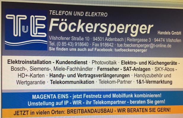 Föckersperger TuE Telefon u Elektro Föckersperger Handels GmbH