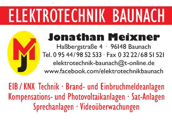 Elektrotechnik Baunach Jonathan Meixner