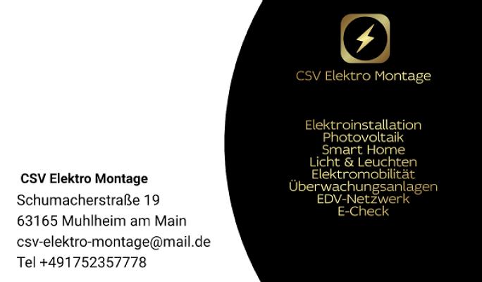 CSV Elektro Montage