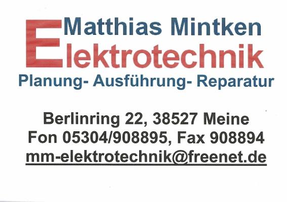 Matthias Mintken Elektrotechnik