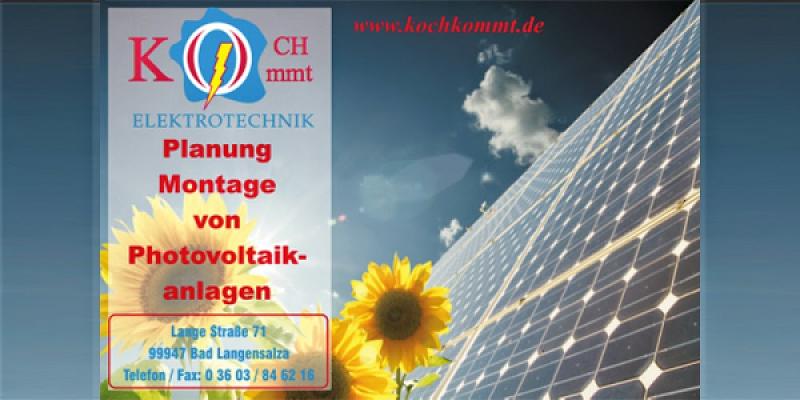 Koch Kommt Elekto u. Photovoltaik