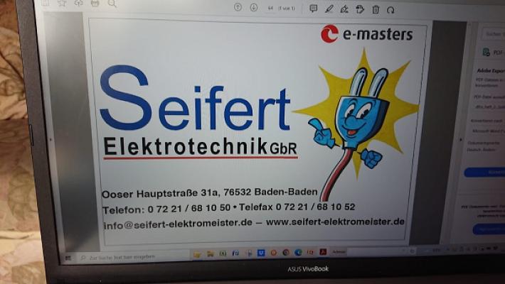 Seifert Elektrotechnik GbR.